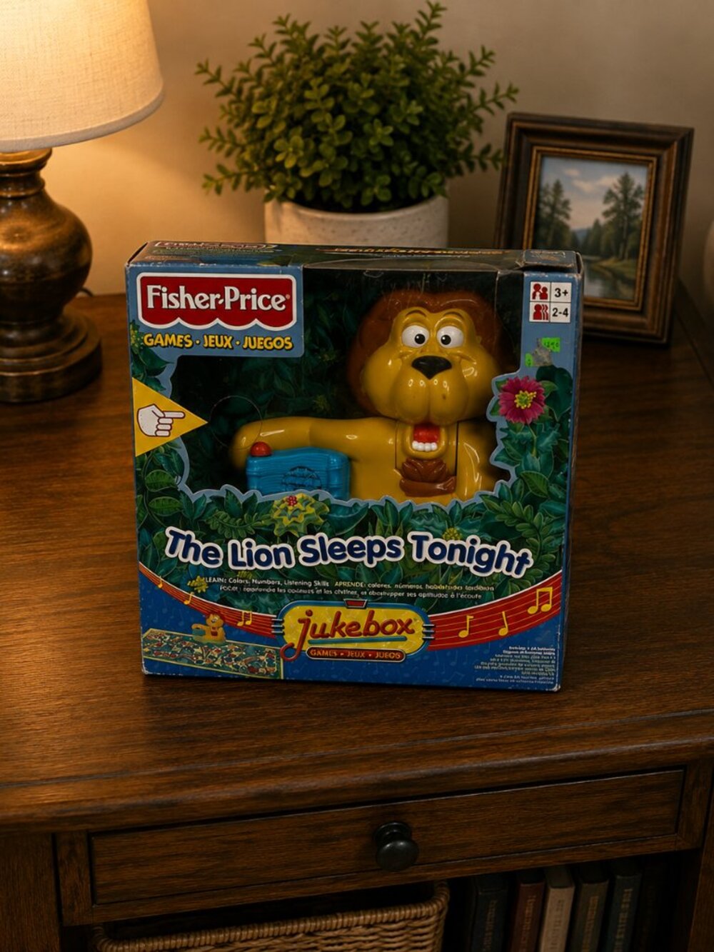 Vintage Fisher-Price The Lion Sleeps Tonight Toy